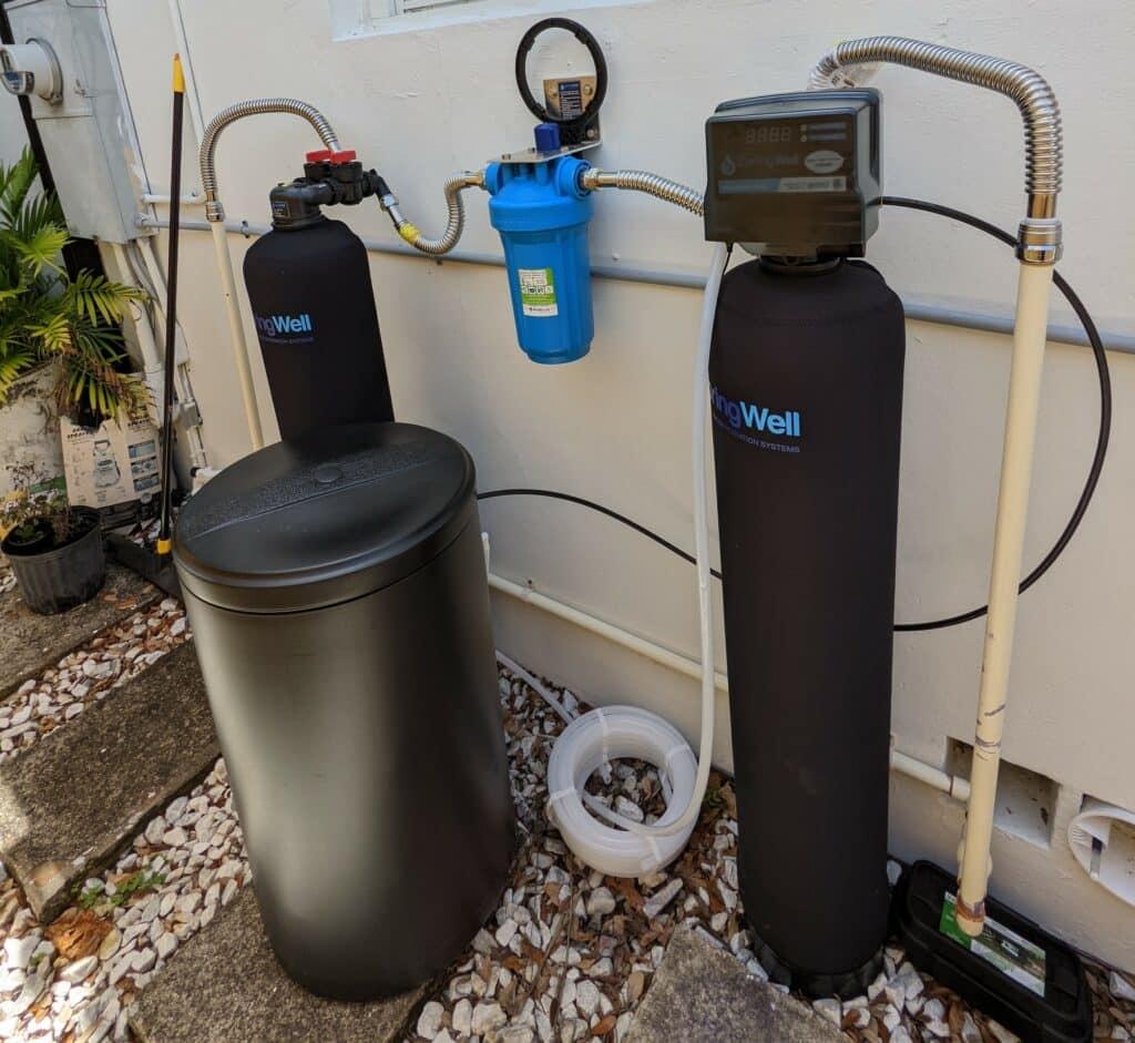 Springwell Water Filter and Salt Based Water Softener System combo water treatment system