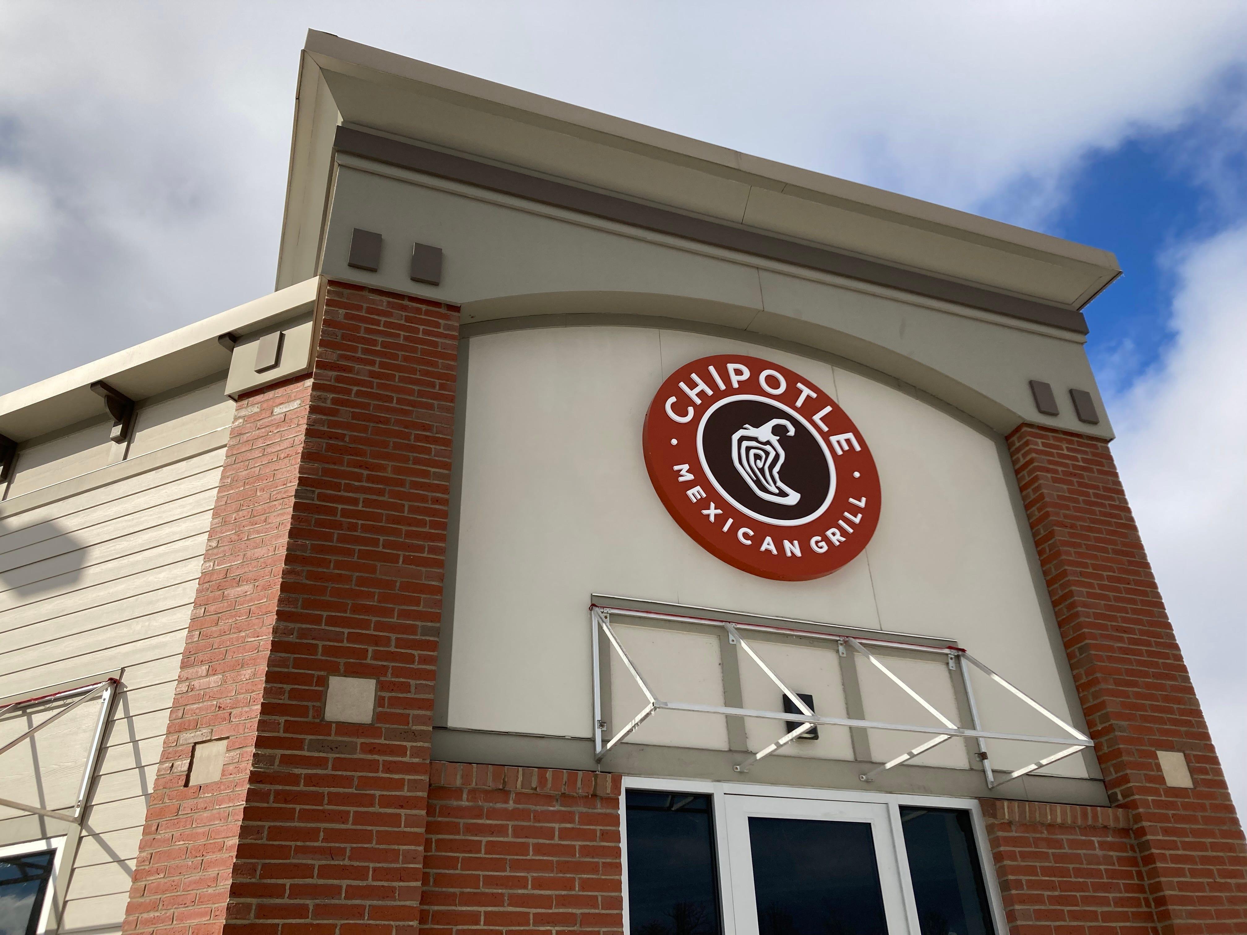 A Chipotle location is pictured in Vermont.