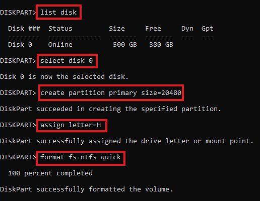 format-the-disk-selected-in-command-prompt-with-dispkart-commands