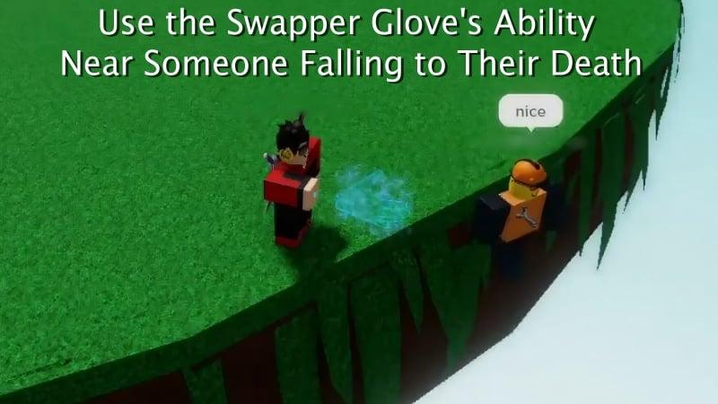 Swapper Method for Unlocking the Savior badge in Slap Battles Roblox