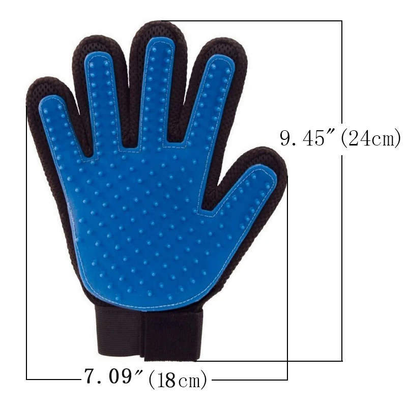 Silicone Gentle Efficient Pet Brush Gloves