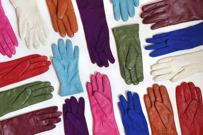 Wool liner gloves