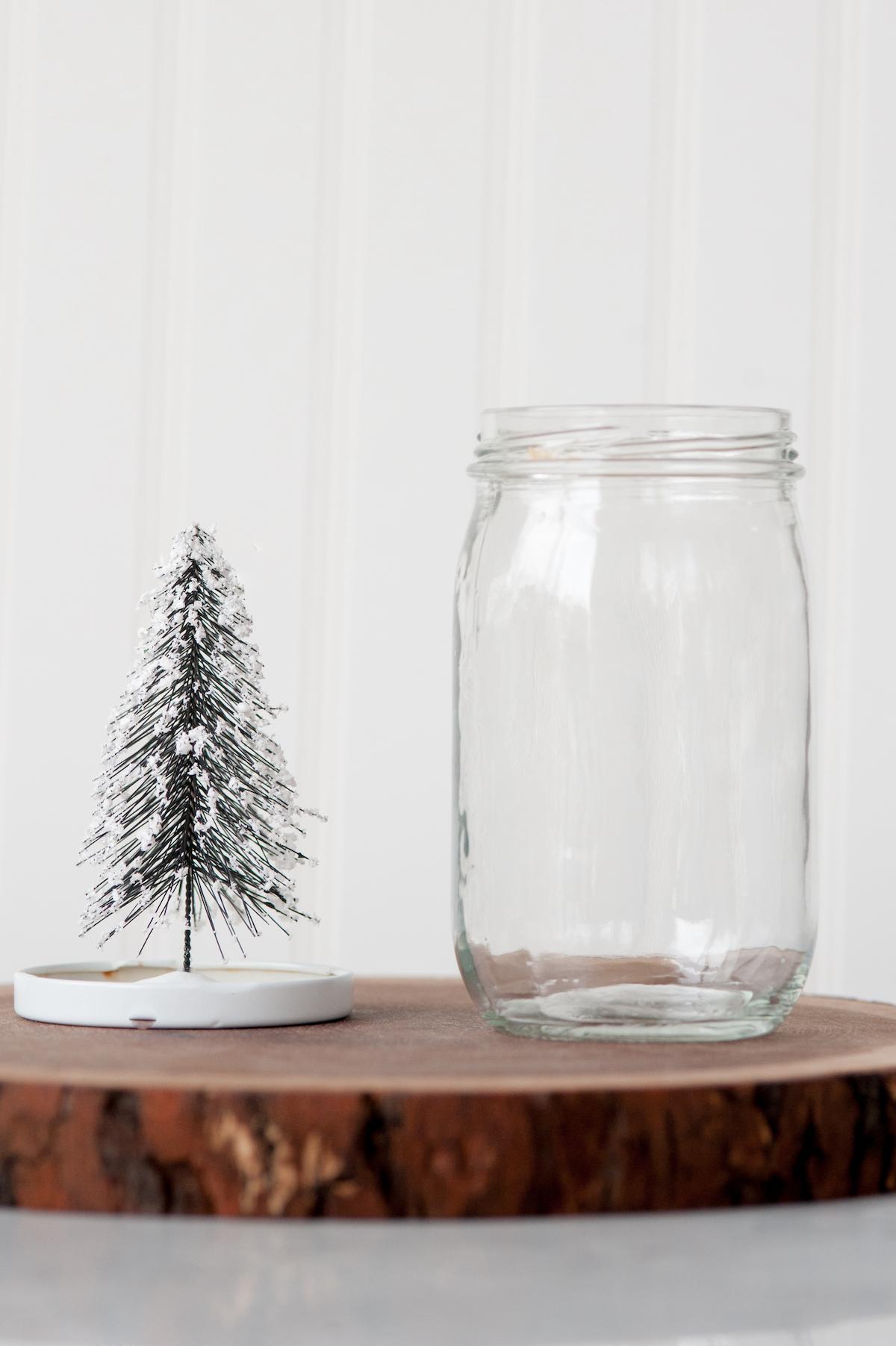 Making Homemade Snow Globes