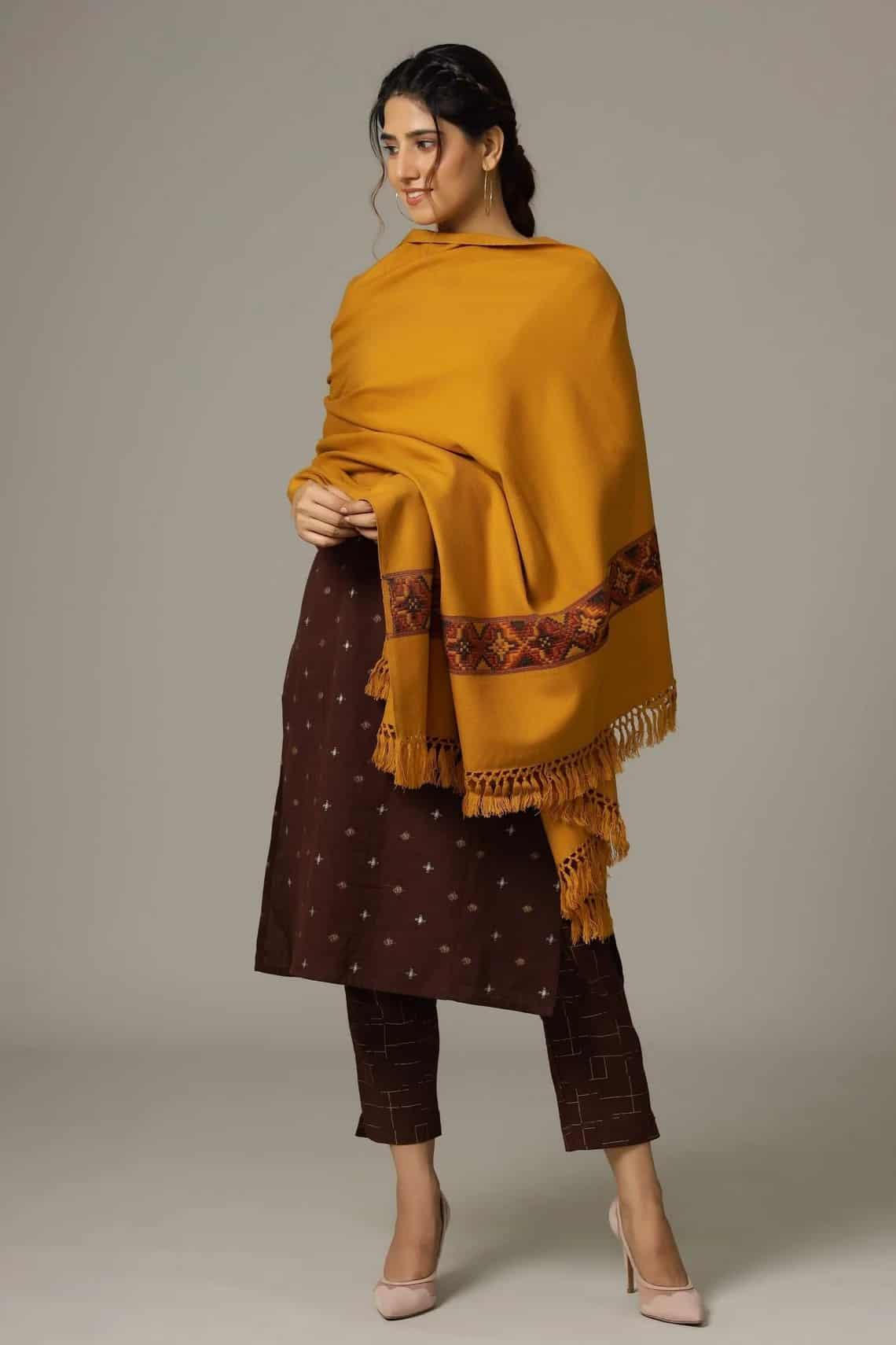 Embroidered Kullu Shawl by Ravaiyaa (Etsy)