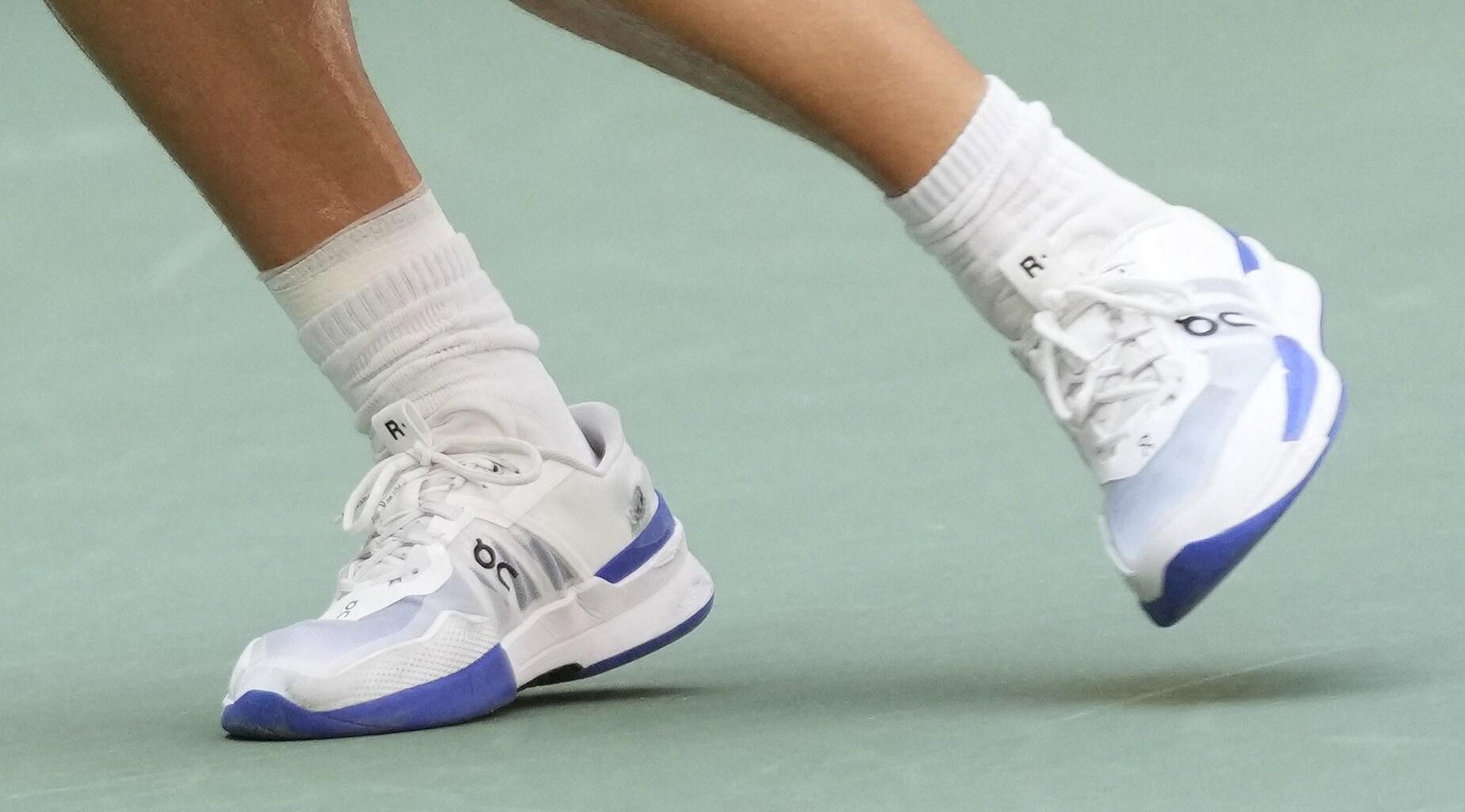 Ben Shelton wears The Roger Pro sneakers by On during the US Open on Sunday, Sept. 3, 2023.