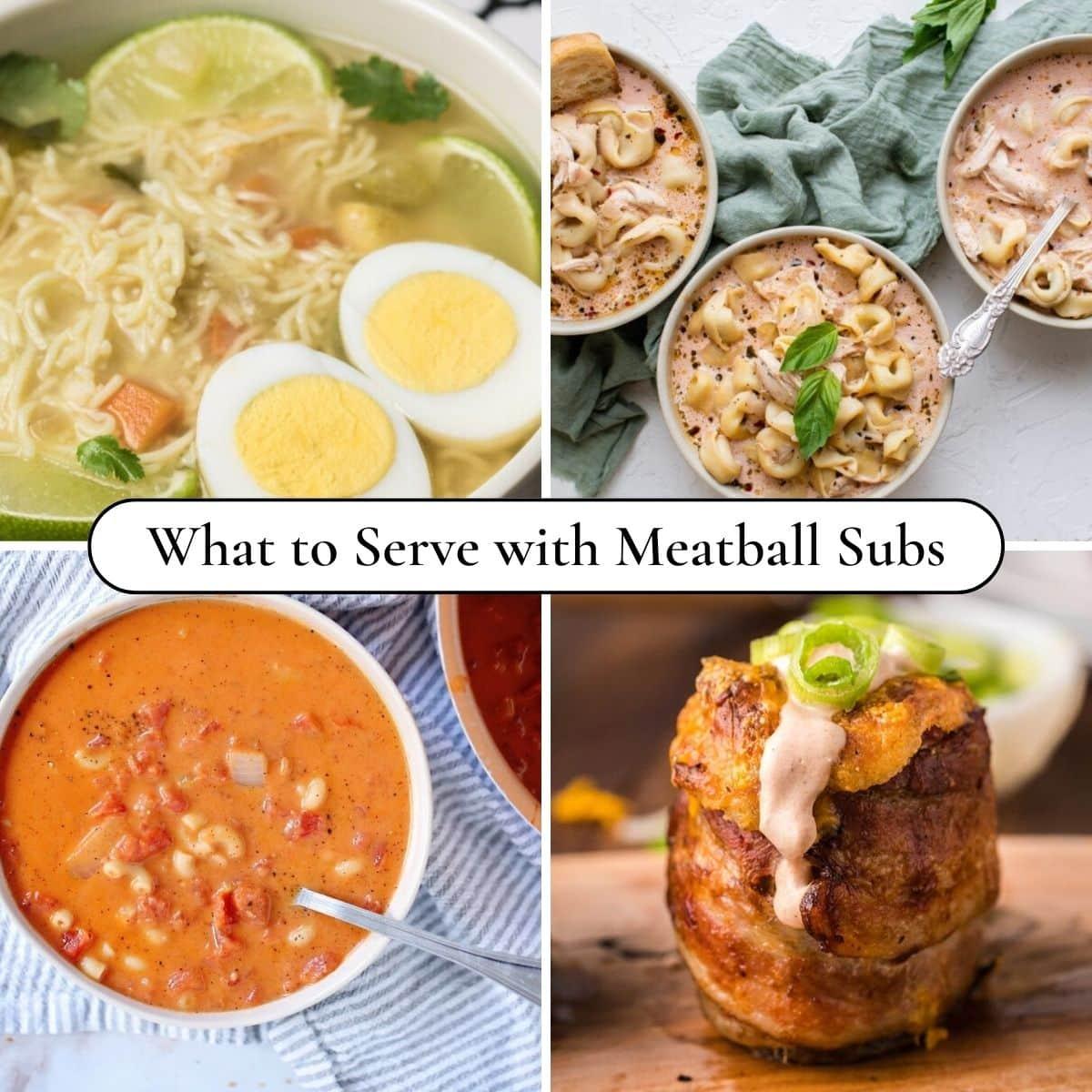 What to Serve with Meatball Subs