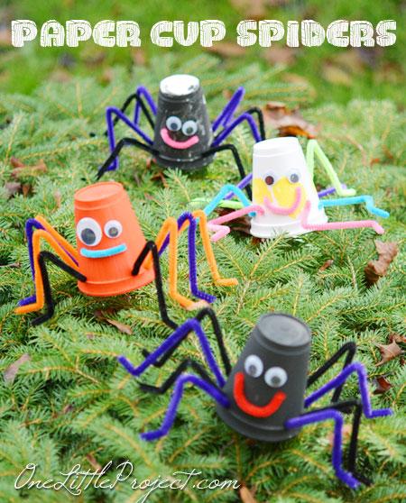 40+ Awesome Pipe Cleaner Crafts - Styrofoam Spiders
