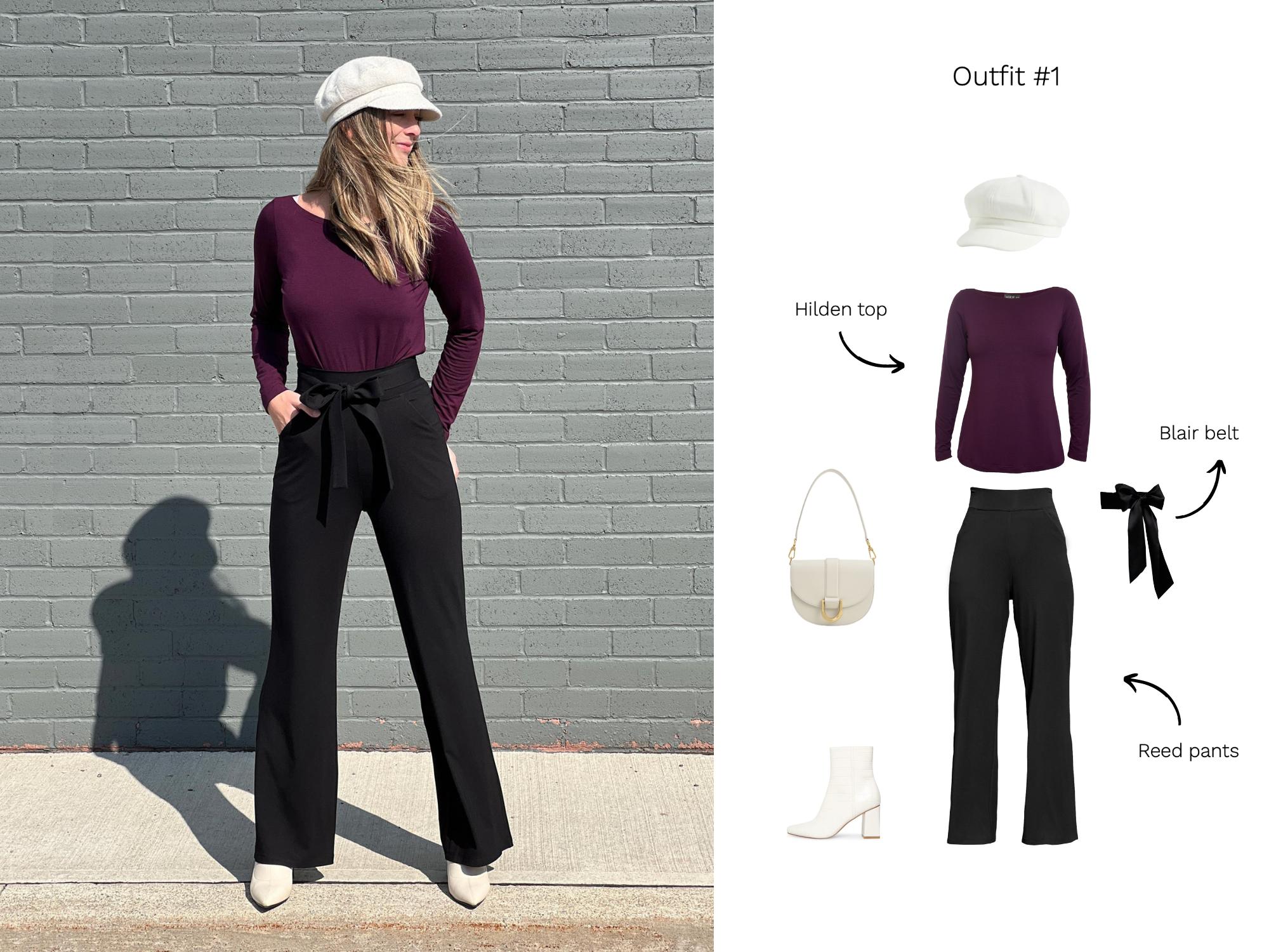 Outfit inspirations for how to style dress pants