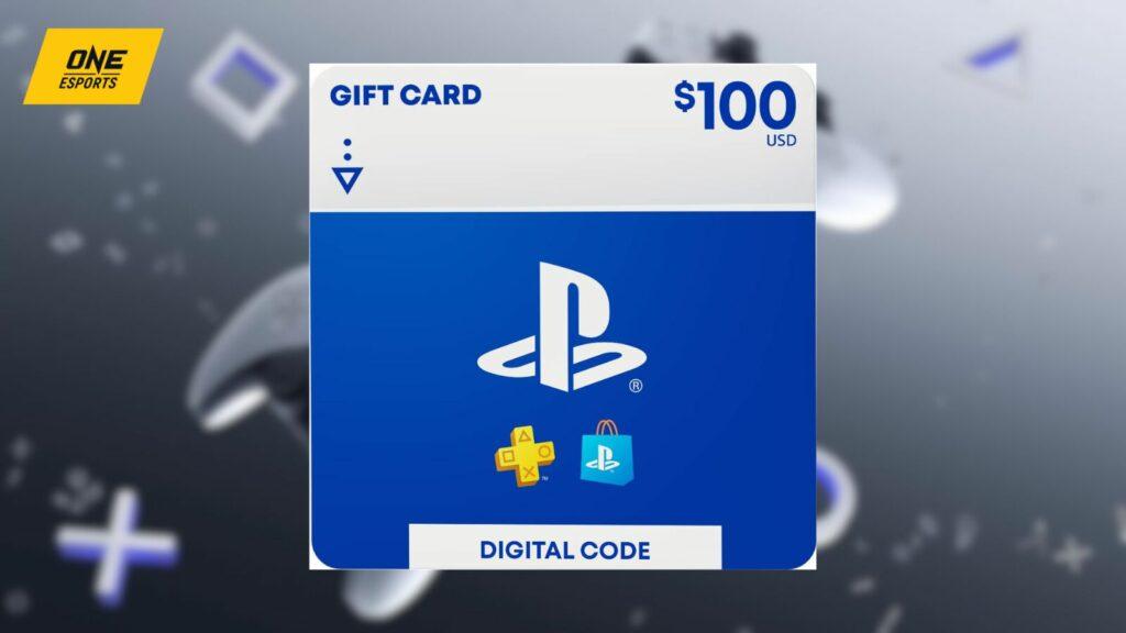 PlayStation US$100 gift card