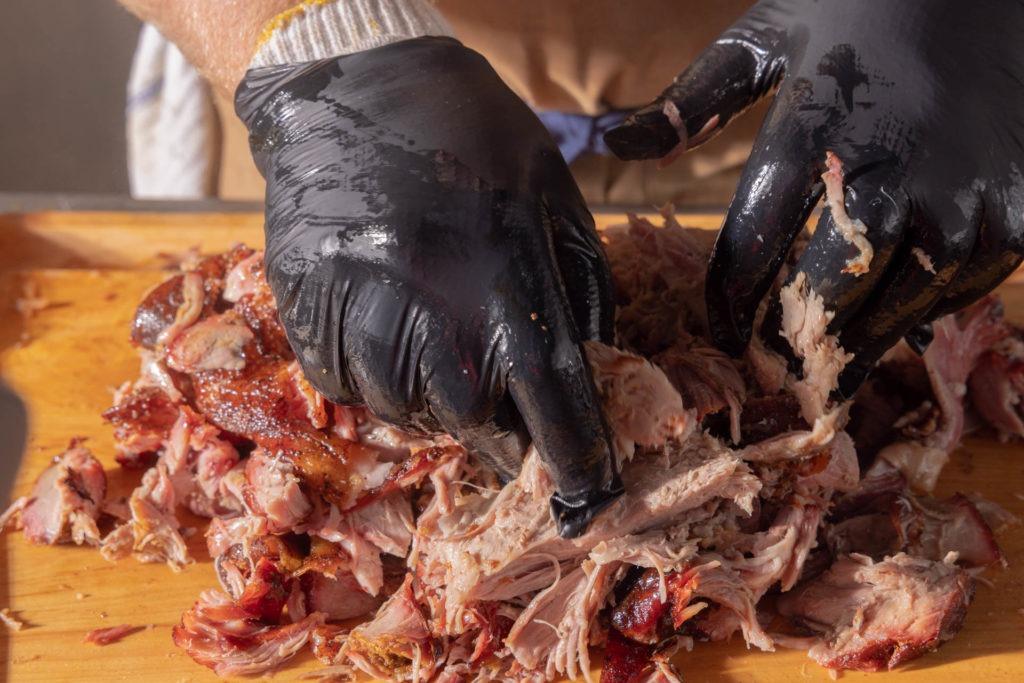 shredding pork butt