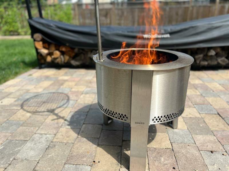The Y series is one of the Breeo smokeless fire pits utilizing double wall technology