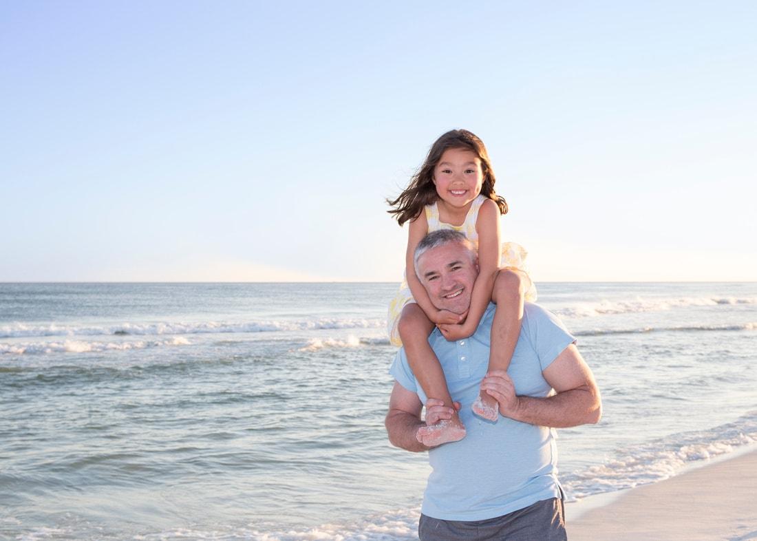 Daddy Daughter Beach Photo Session