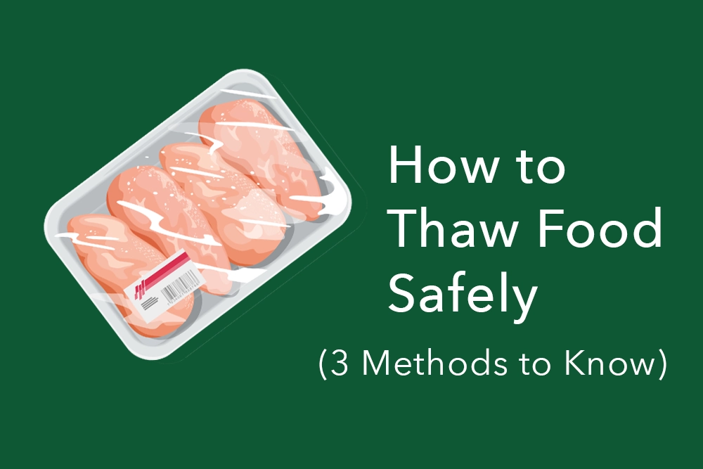 how to thaw food safely