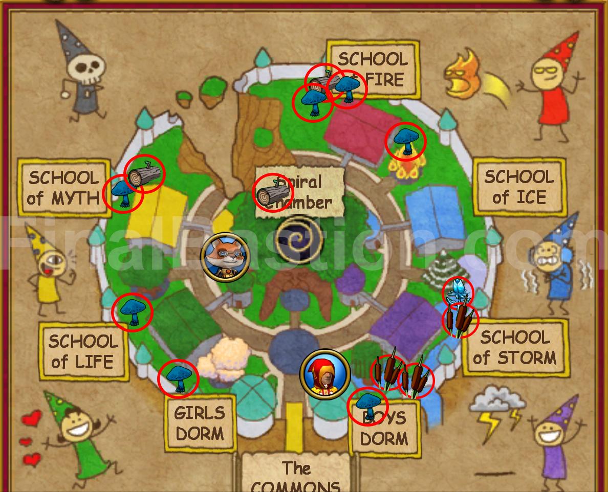 A Ravenwood reagent map