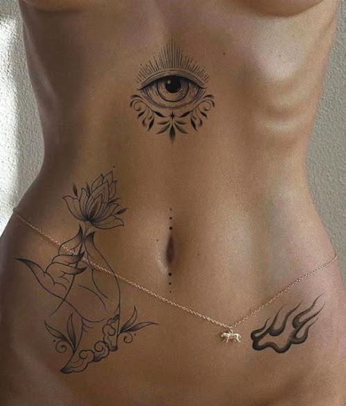 Stomach Tattoo 2