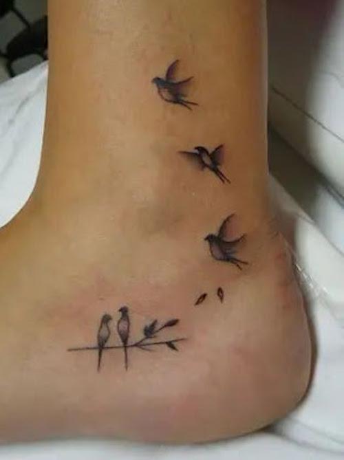 Ankle Tattoo 1