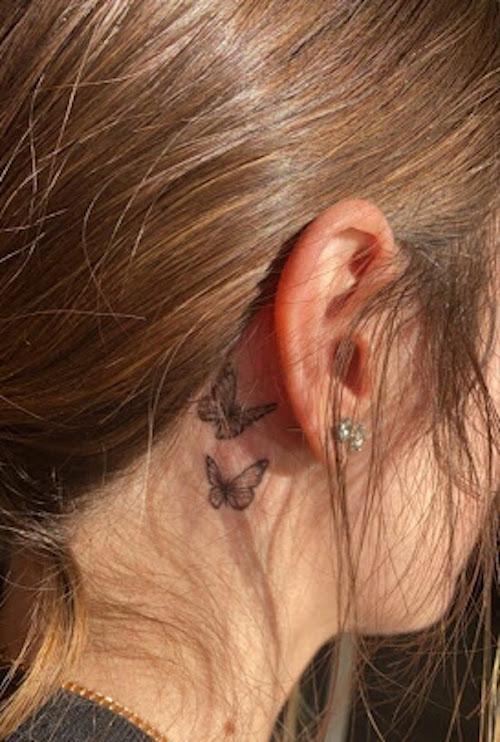 Behind Ear Tattoo 2