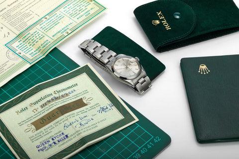 Rolex official papers example