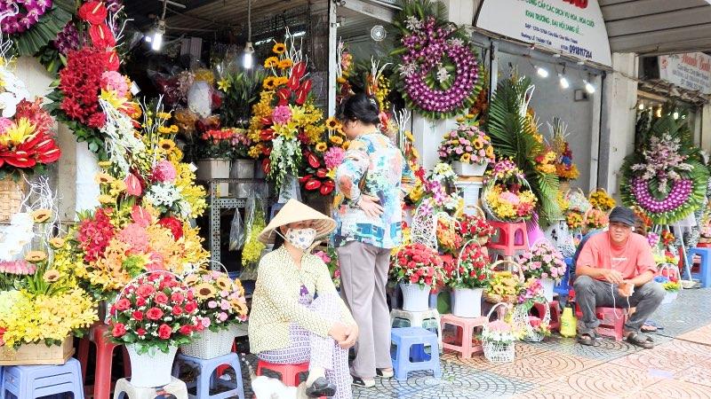 Ho Thi Ky flower market Ho Chi Minh