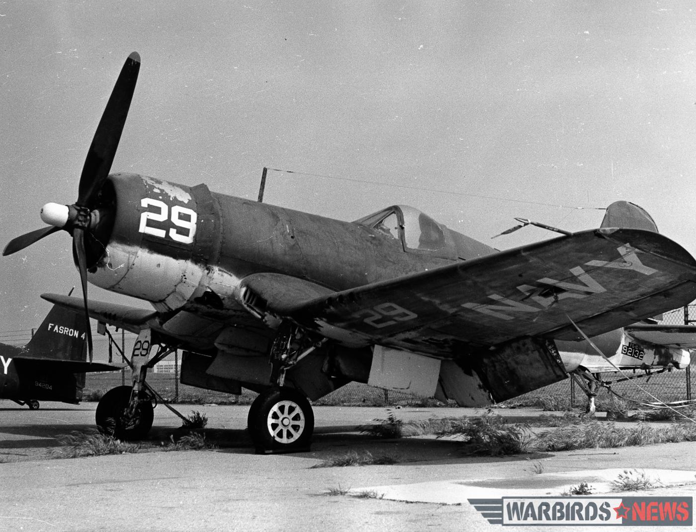 FG-1D 92132 at The Air Museum, Ontario, CA circa-1962. (Jim Sullivan Collection)