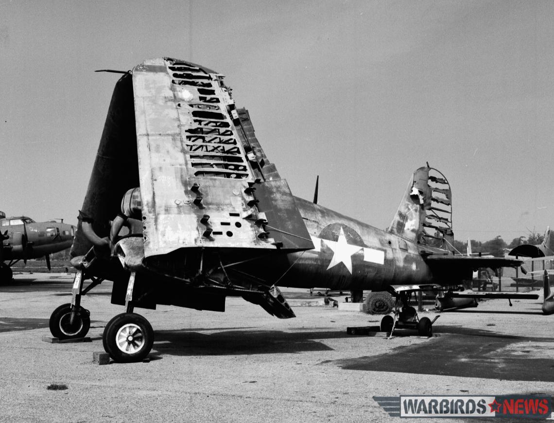 F4U-1A Bu.17799 at The Air Museum in Ontario, CA on March 7th, 1970. (photo Tom Piedimonte via Jim Sullivan)