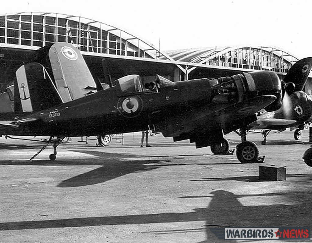 F4U-7 Bu.133710 at NAS Karouba, circa 1953. (photo Claude Requi)