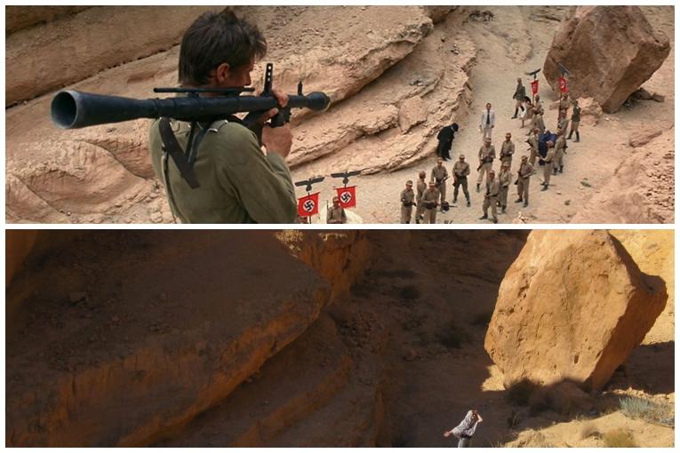 Raiders of the Lost Ark Filming Locations - Bazooka Scene