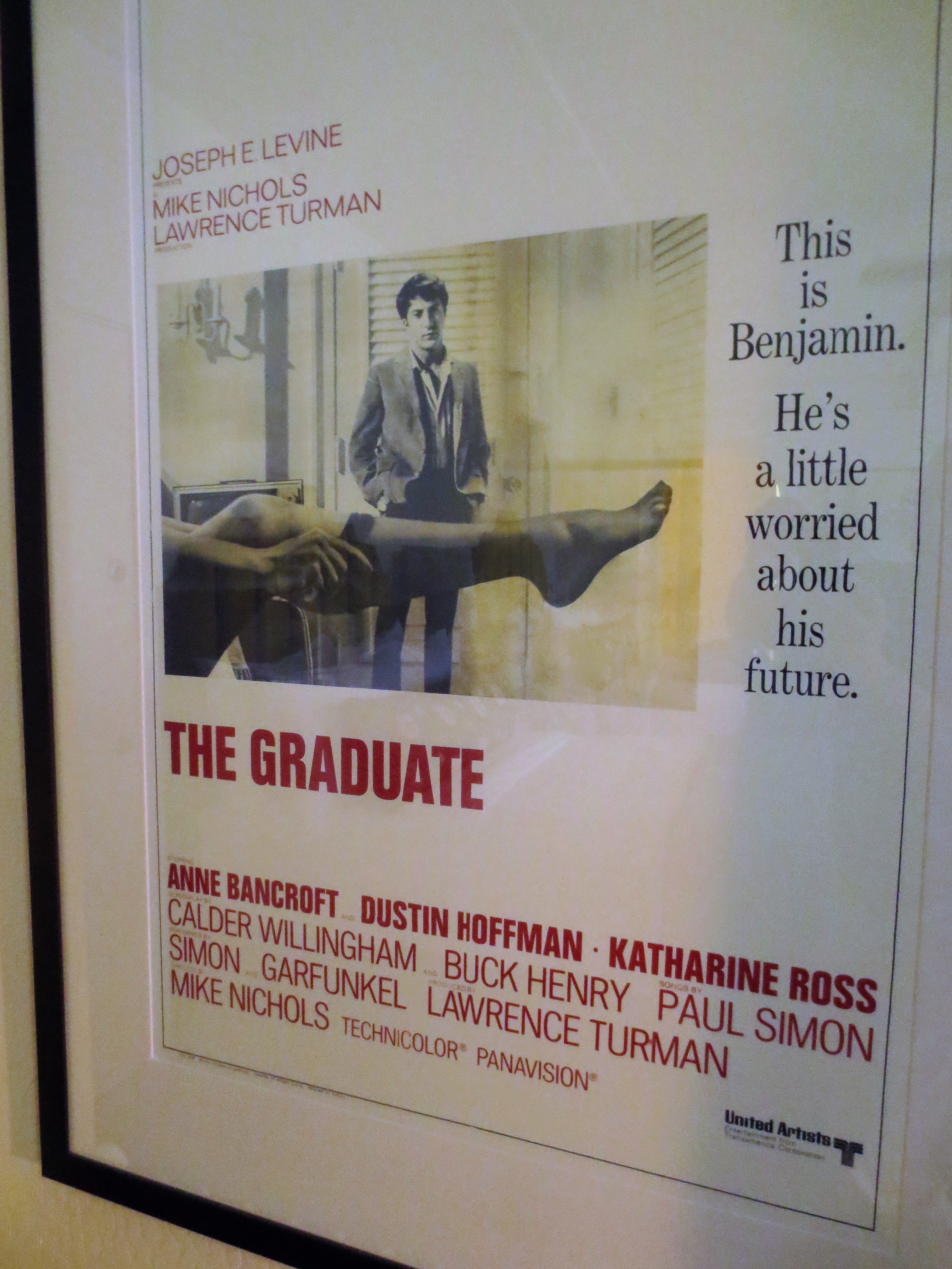 "The Graduate" movie posters hang in each of the 144 rooms at the Graduate Hotel Berkeley.