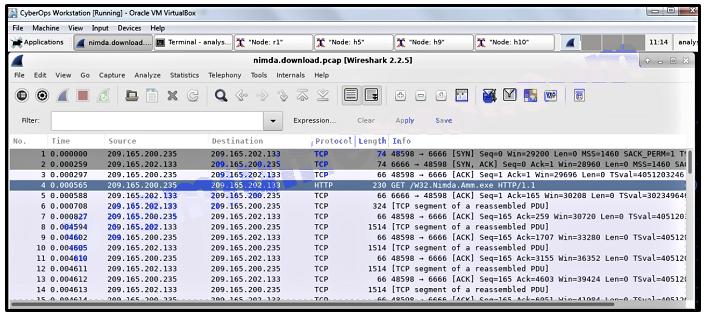 CCNA Cyber Ops (Version 1.1) - Practice Final Exam Answers Full 8