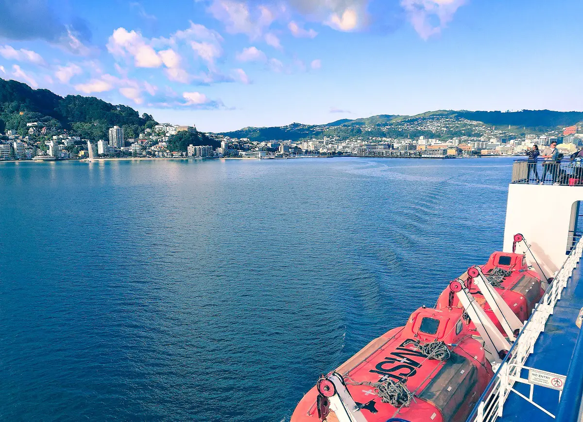 View on Wellington from Interislander