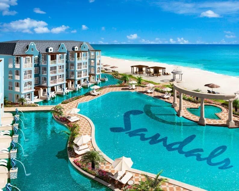 Sandals South Coast - overwater bungalows Jamaica -