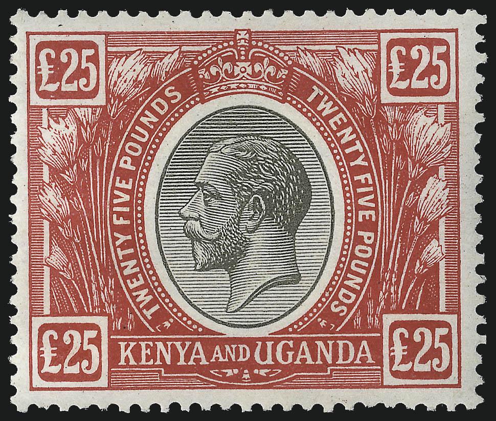 Kenya and Uganda £25 stamp