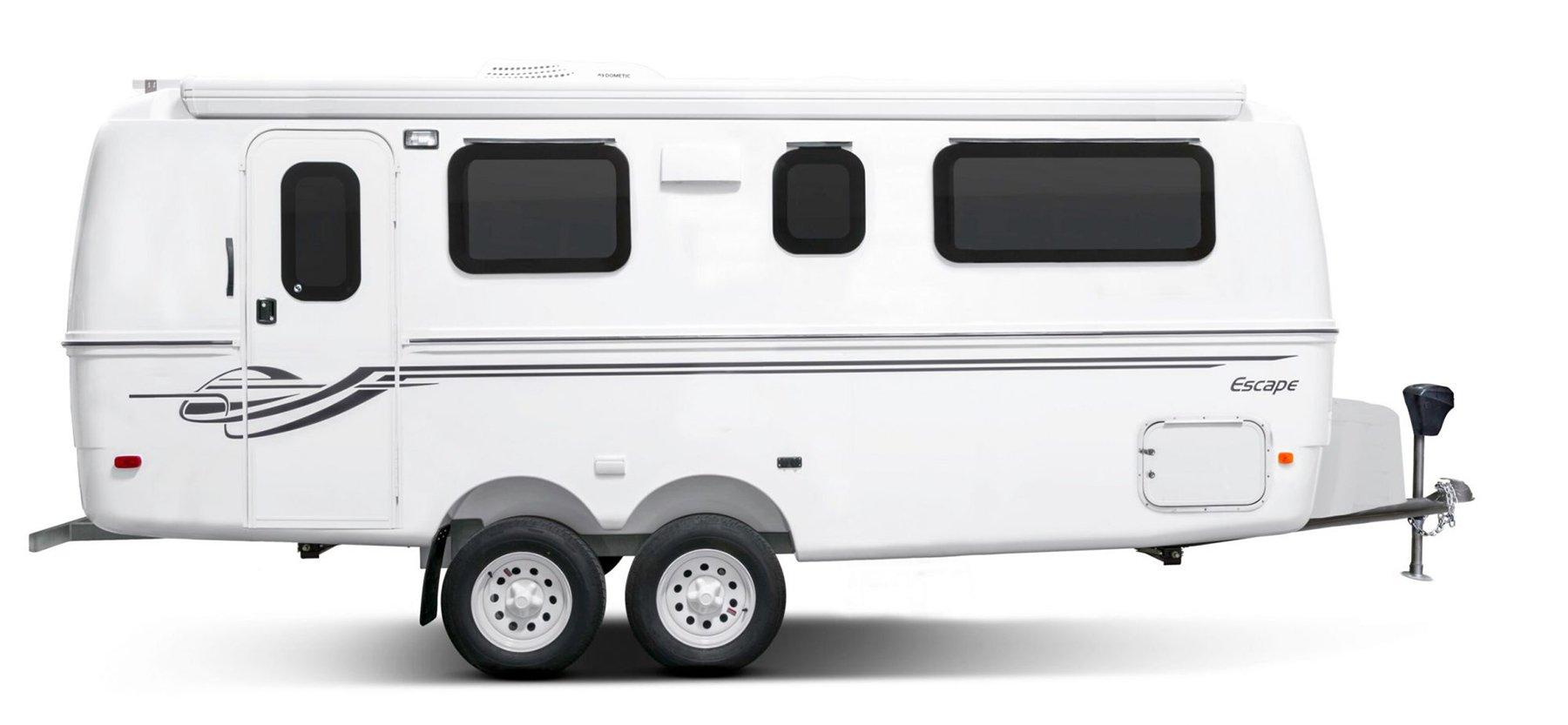 IBEX 19QBH lightweight travel trailer exterior. photo: Forest River