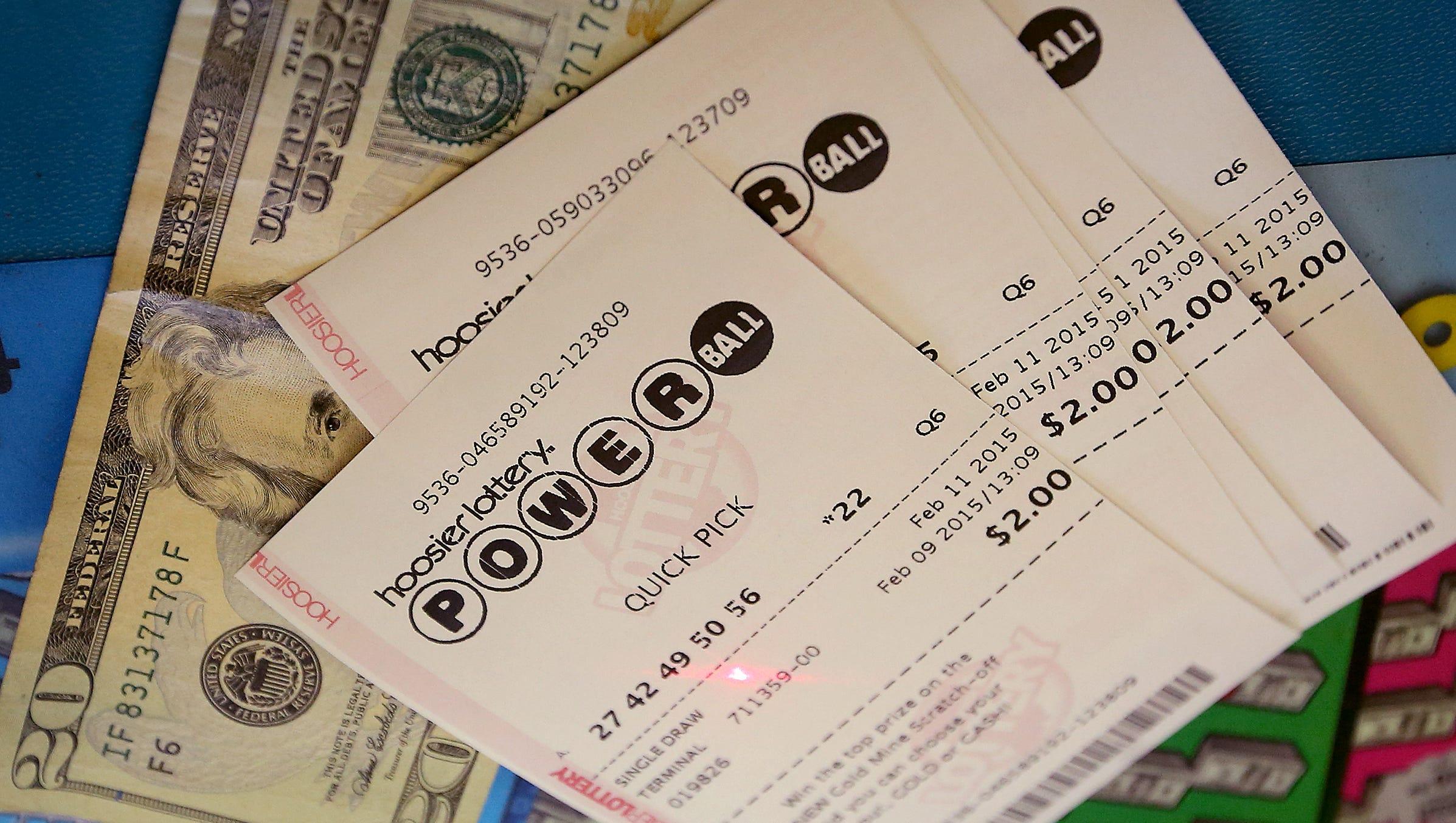 The Powerball jackpot is estimated at $1 million, with a cash value of $483.8 million. Monday night