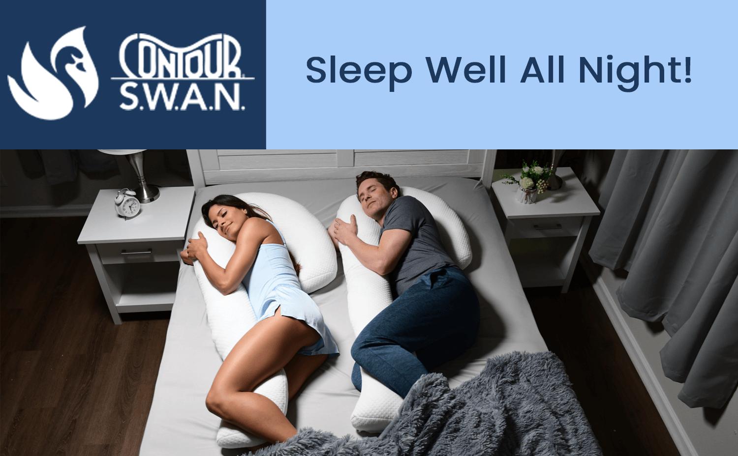 Contour Swan Pillow - Sleep Well At Night