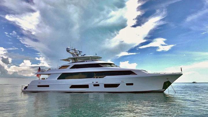 Hat Trick is one of the latest megayachts in the Westport 112 series