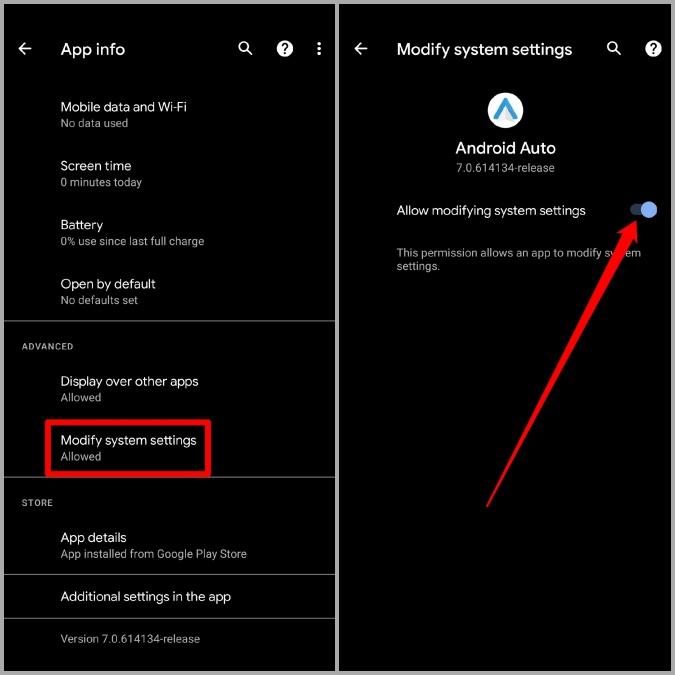 Disallow App Permission to Change System Settings