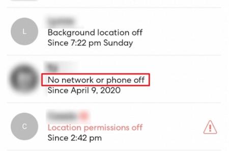 no network or phone off