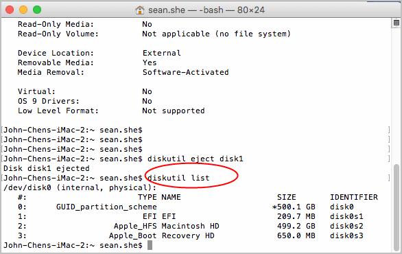 fix hard drive not showing up in terminal 5