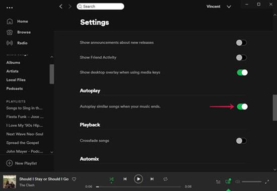 turn off spotify autoplay computer to fix spotify skipping songs