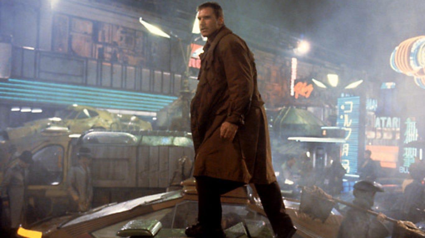 Harrison Ford starred in the 1982 "Blade Runner" and "Blade Runner 2049," which came out in 2017.
