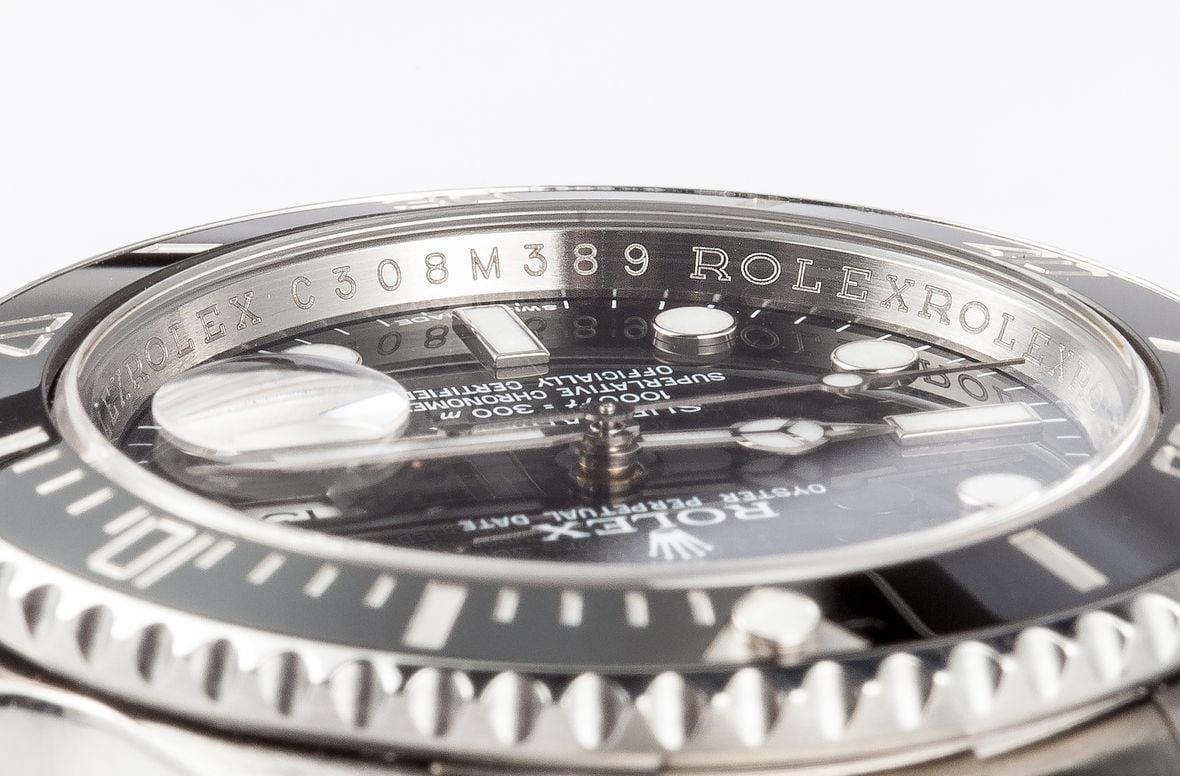 Determine Rolex Age with Serial Number Submariner Inner Bezel Engraving