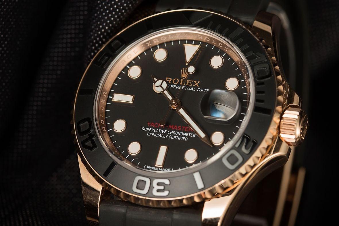 Determine Rolex Age with Serial Number Everose Oysterflex Yacht-Master