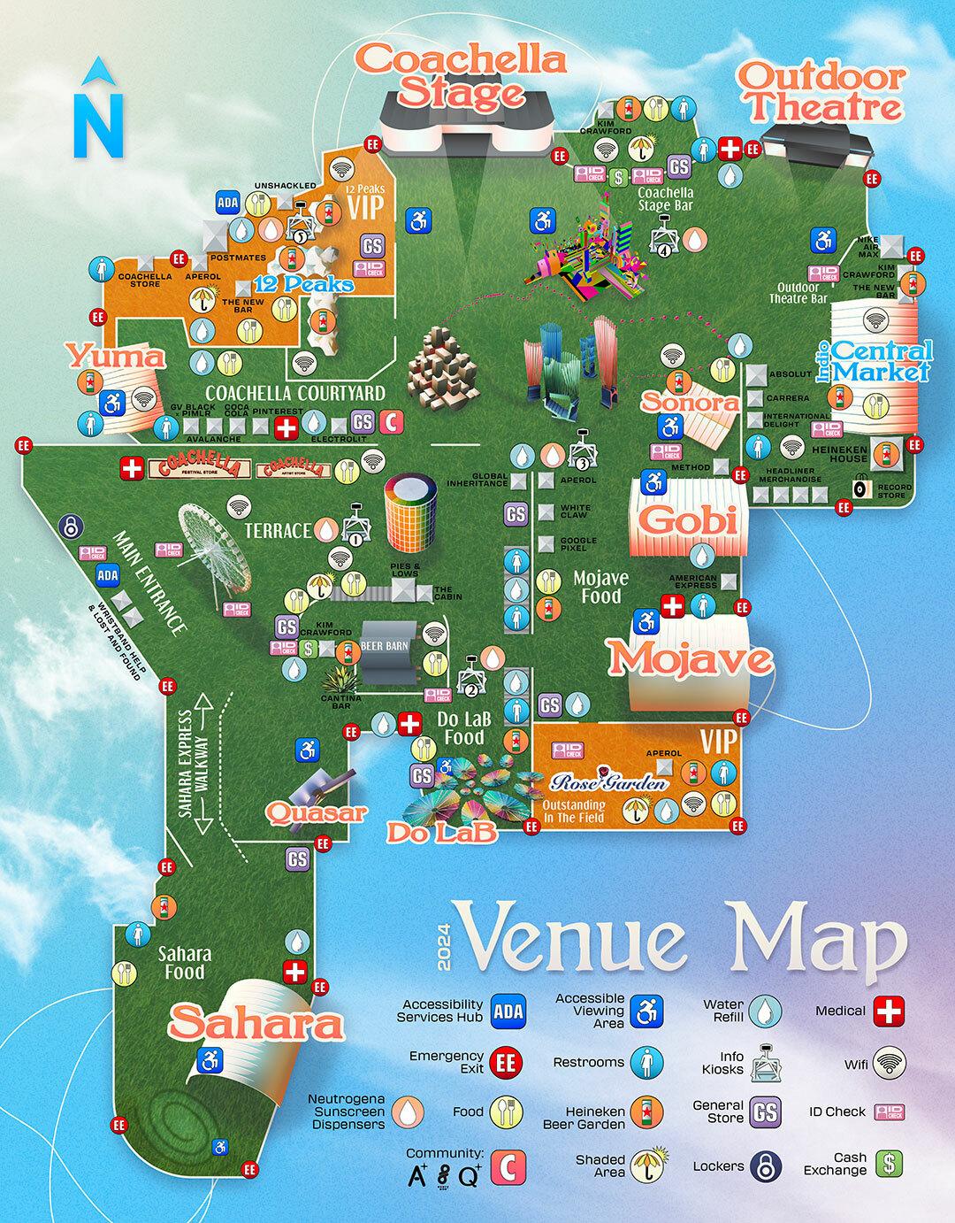 Coachella 2024 festival map