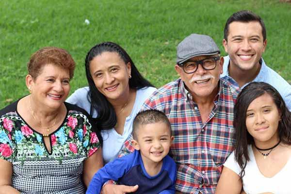 Fathers Day Mexican Family Celebrates Day