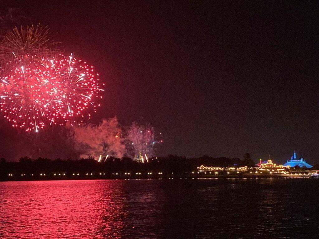 View of Disney Fireworks at Narcoossee