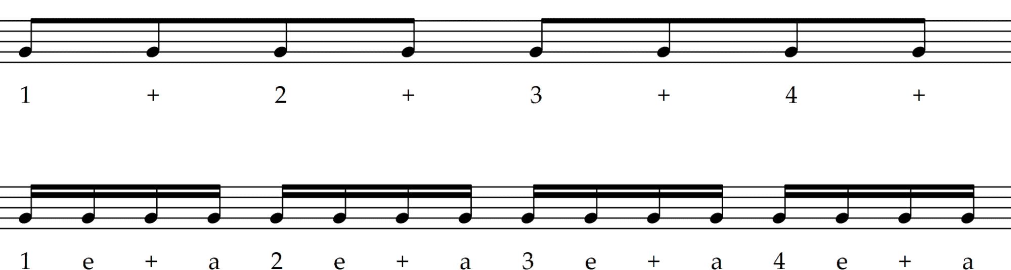 dotted eighth note