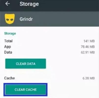 unable to refresh grindr