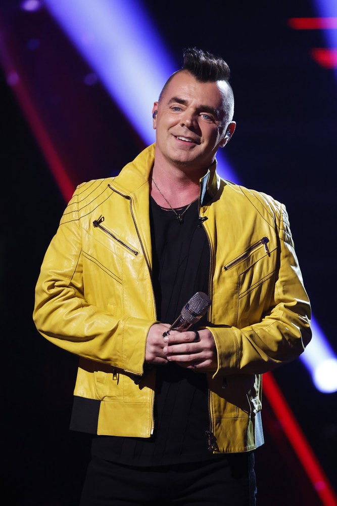 Bryan Olesen is a 50-year-old singer from Lincoln, Nebraska, and is in the top five of season 25 of "The Voice."