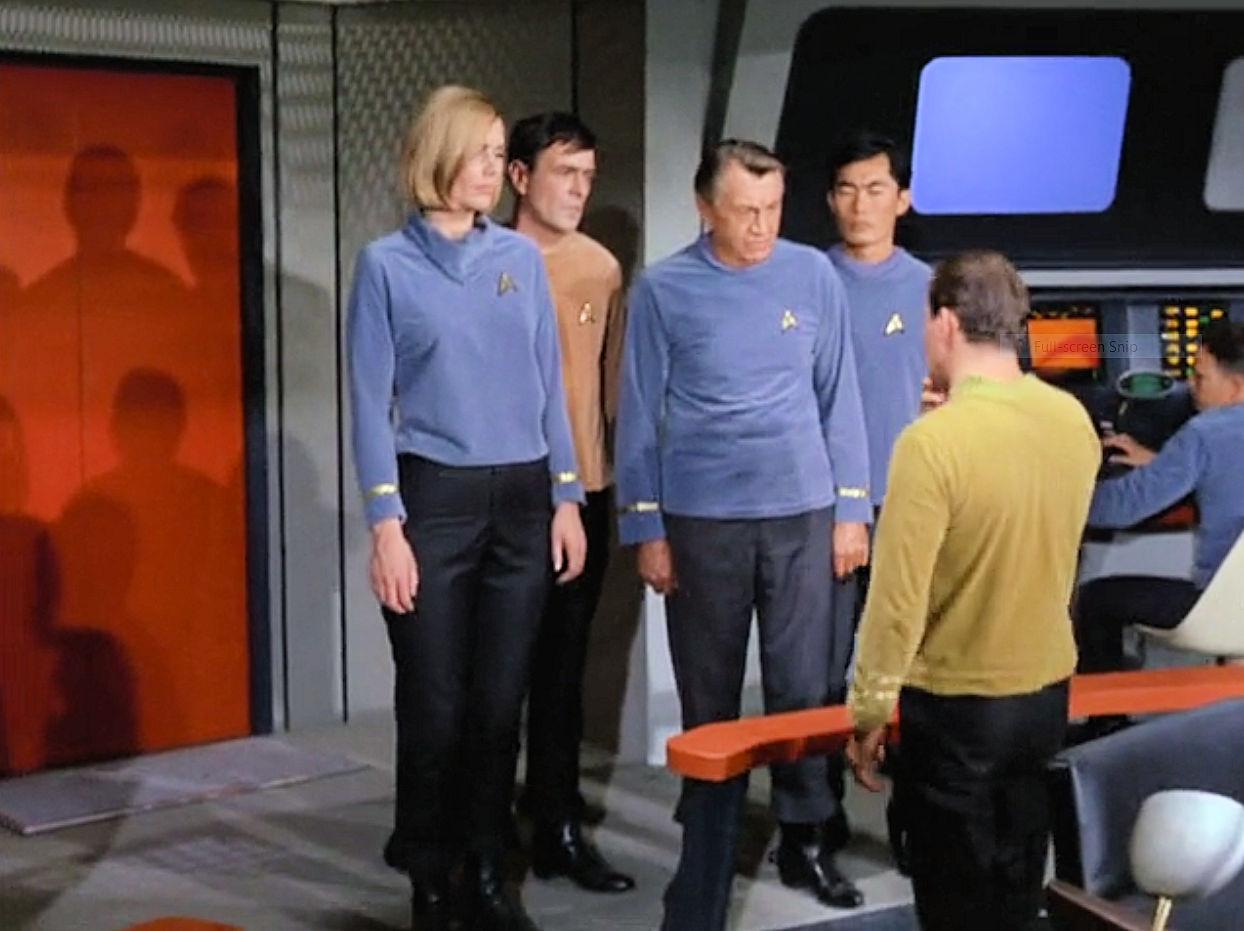 Screen shot from Star Trek episode